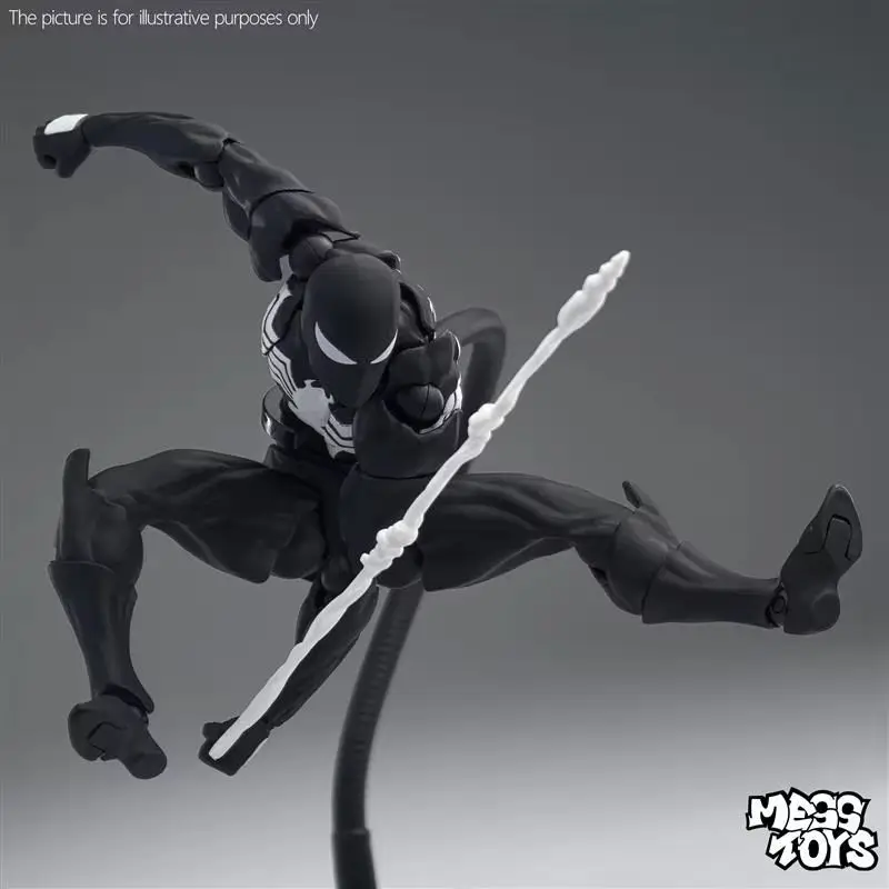 

Messtoys Black Symbiote Spider-Man Collectible Action Figure - Customizable Gk Statue Model Ideal Gift for Toy Collectors