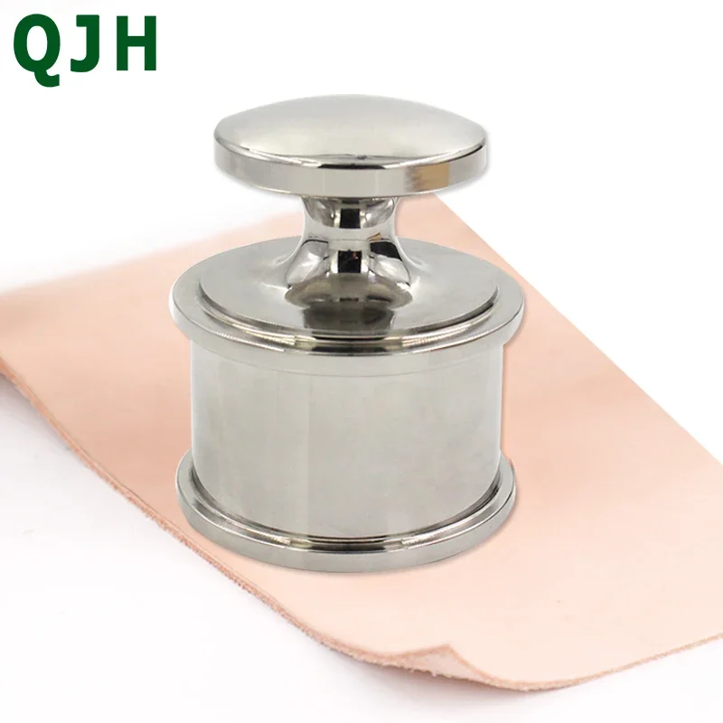 Leather Craft Weight, Silver Leather Pressing Weight, Desktop Bench Holding Weight for Fixing Leather, DIY Leathercraft Tool