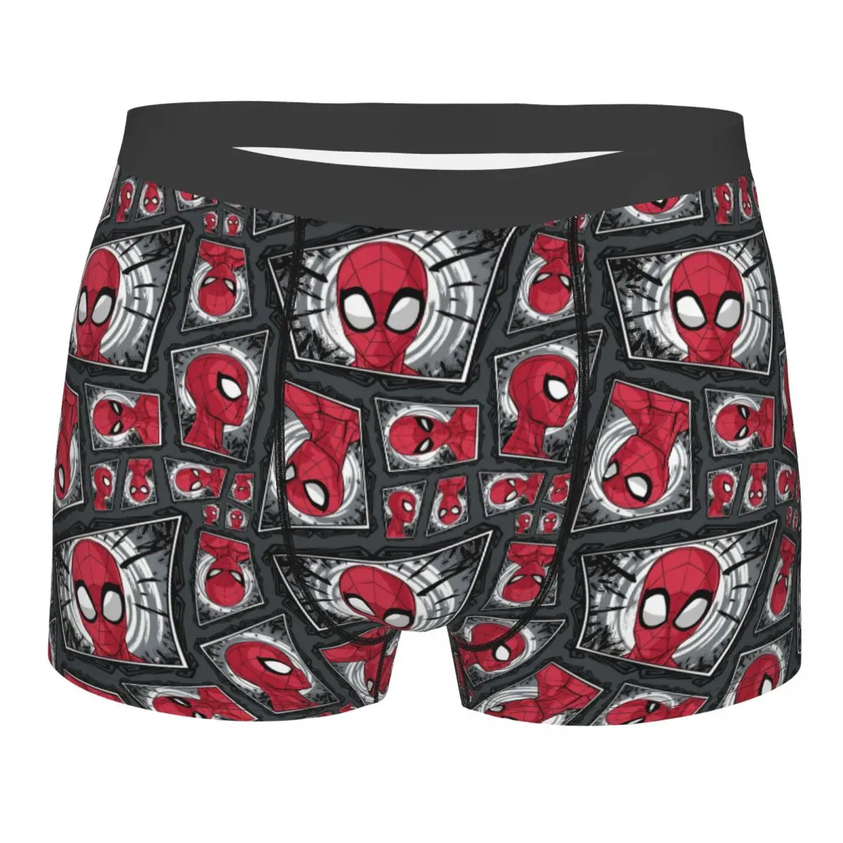 

Классические шорты-боксеры с героями фильмов «Человек-паук» на заказ для Homme, нижнее белье с 3D принтом, трусы, мягкие трусы