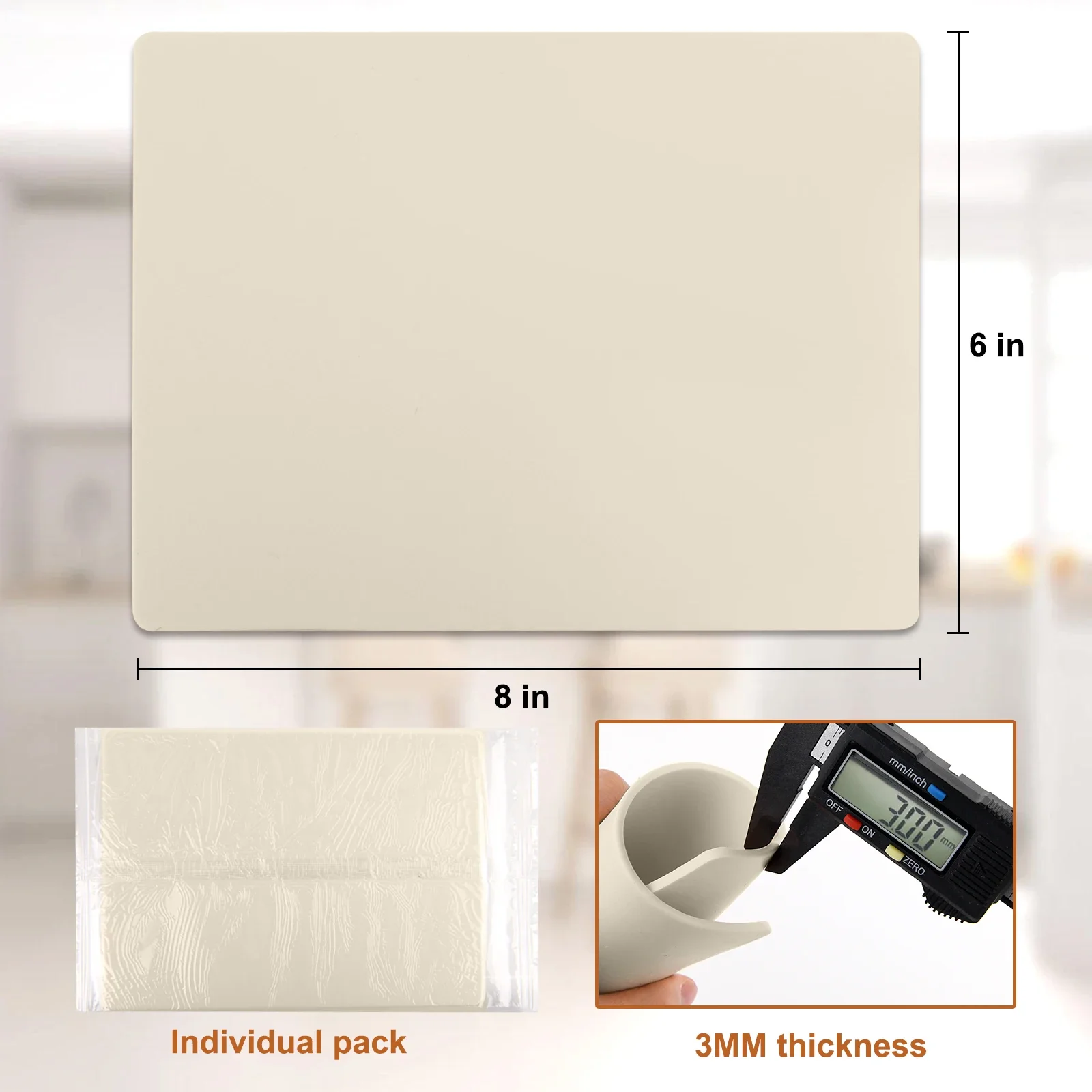 15/10/8/5/1 قطعة جديد تحديث الوشم ممارسة الجلد 3 مللي متر سيليكون الجلد وهمية على الوجهين لإمدادات التدريب على ماكياج دائم