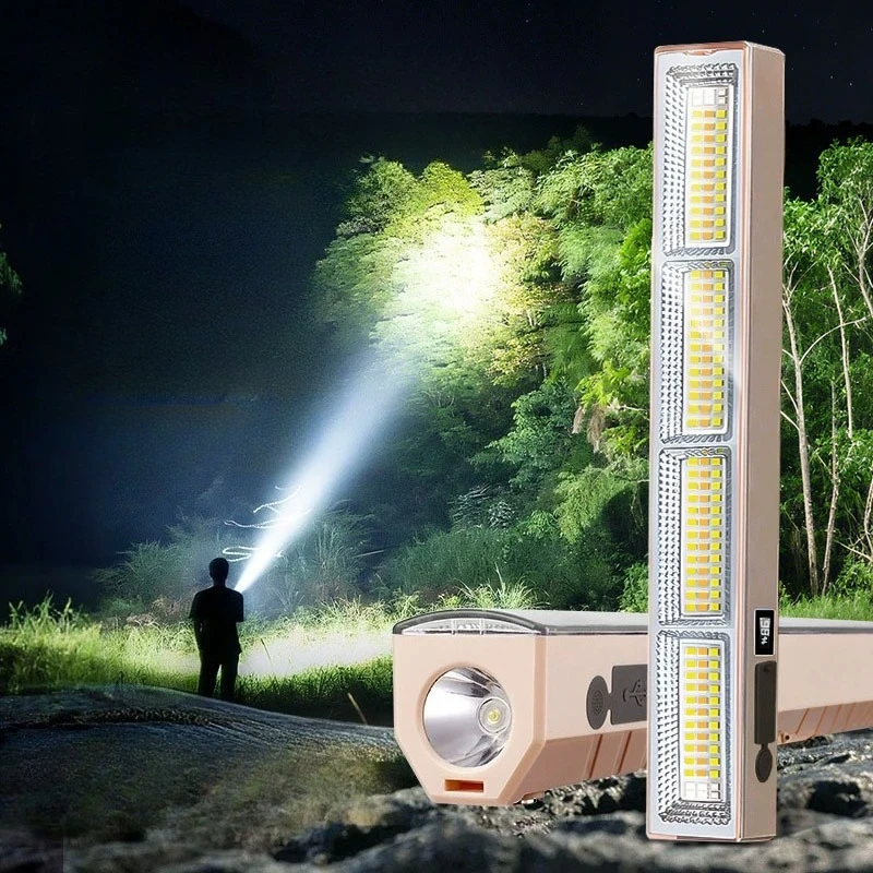 

Портативная рабочая лампа, лампа для кемпинга, уличное освещение, диммируемая лампа-трубка, магнитный рабочий фонарь с крючком, USB-перезаряжаемый, инструменты для кемпинга