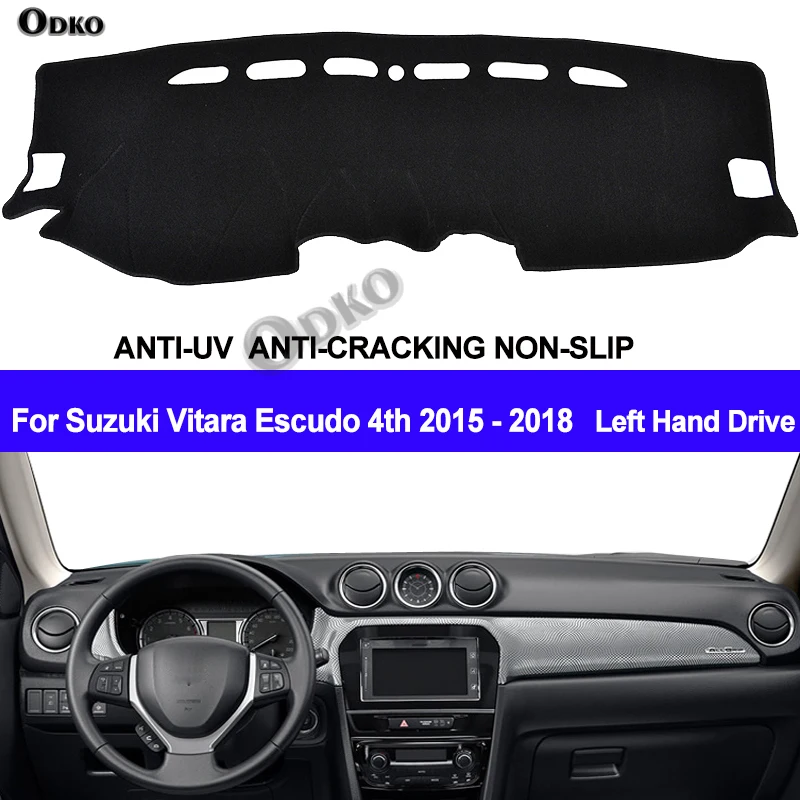 

Car Dashboard Cover Dash Mat Automobile Dash Board Pad Carpet Anti-UV For Suzuki Vitara Escudo 4th 2015 2016 2017 2018