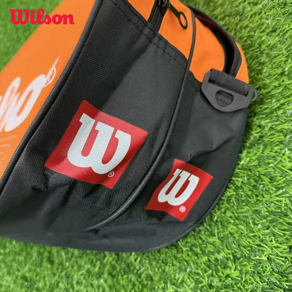 Wilson Large Capacity Outdoor Waterproof Badminton Tennis Racket Bag Golf Bag  Put Sneakers Sports Equipment Shoulder Sports Bag