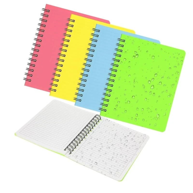 Notebook enlace bobina Twin 100 páginas Gridded 4x5.5 pulgadas notas notas periódico para escribir nota diario