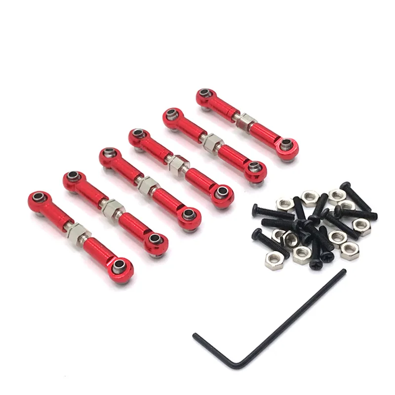 RC Car Spare Parts Metal Upgrade Adjustable Tie Rod for Wltoys 184011 A949 A959 A969 A979 K929 Retrofit Accessories