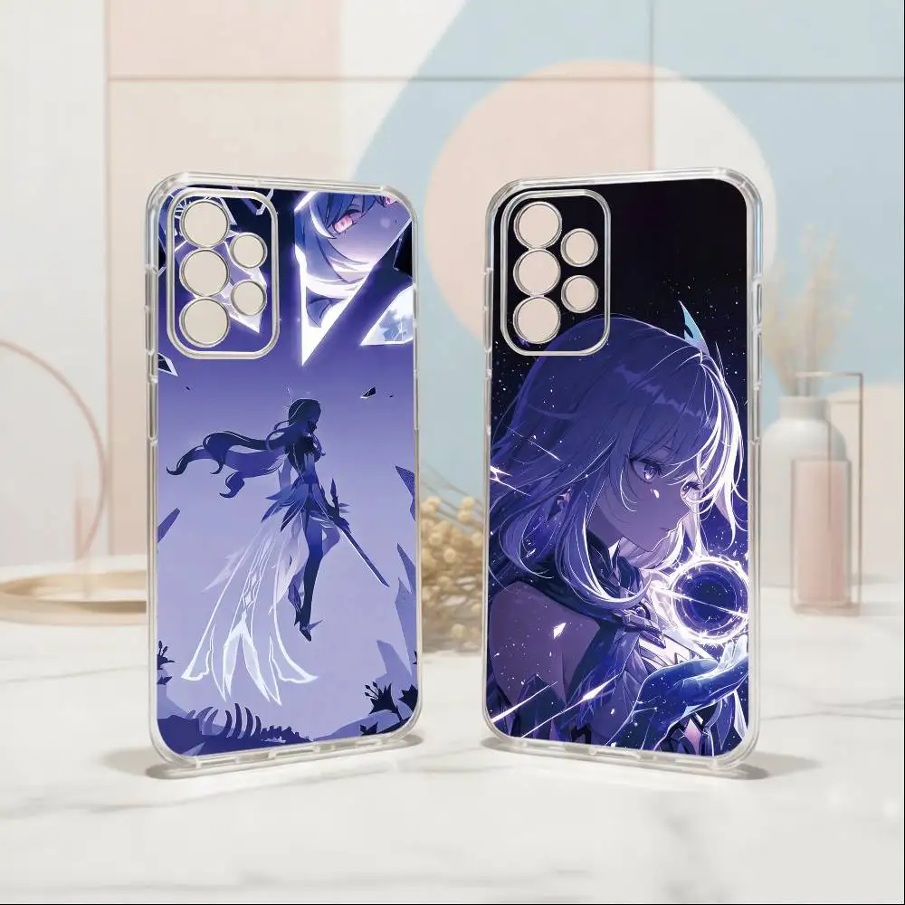 Genshin impact S-Skirk  Phone Case For Samsung S25,S24,S21,S22,S23,S30,Ultra,S20,Plus,Fe Transparent Cover