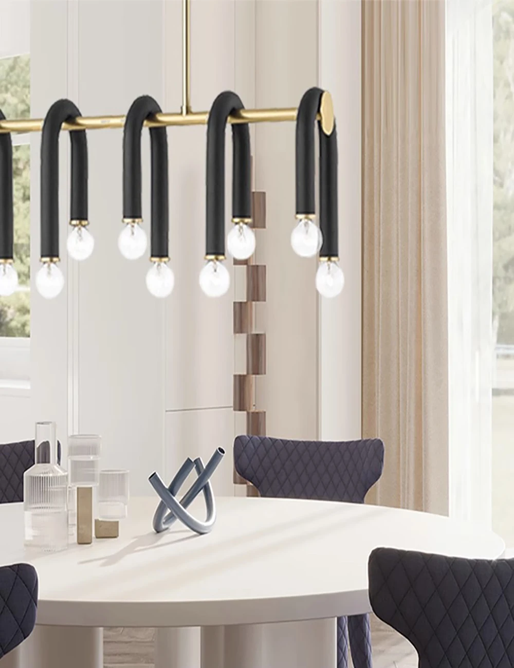 Moderne runde Kronleuchter Villa Luxus u Form Kronleuchter Designer mit 20 Kronleuchter führte Wohnzimmer hängende Leuchten – Detail 7