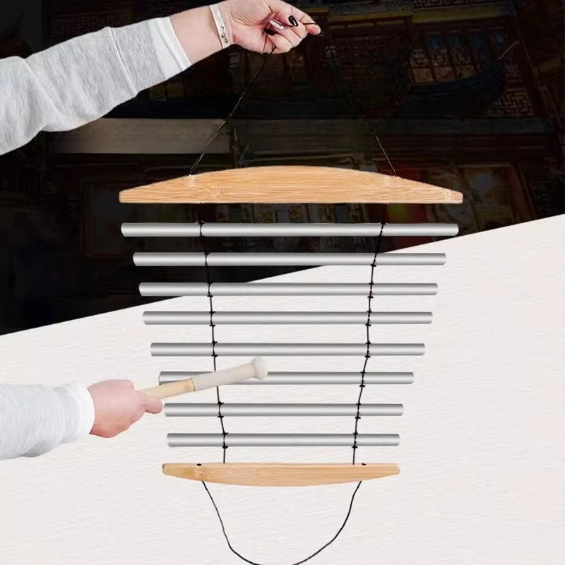 Aluminum Sound Bundle Meditation Mindfulness Sound Bundle Healing Relaxation Wind Chimes Energy Percussion Musical Instruments