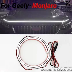 For GEELY Monjaro Manjaro Xingyue L KX11 2022 2023 Upgrade Dynamic Scanning Throughout Light Mood Lighting Car Accessories