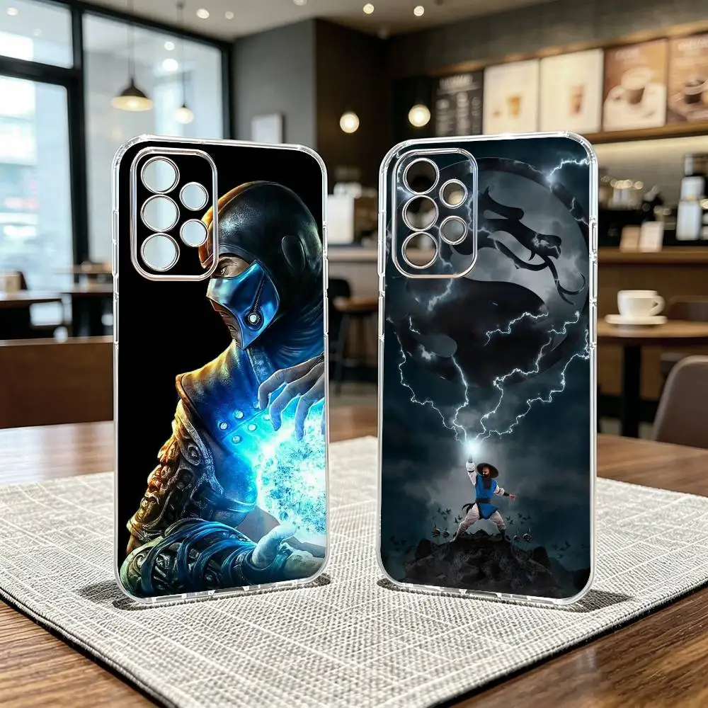 Mortal Kombat-t Phone Case For Samsung S25,S24,S21,S22,S23,S30,Ultra,S20,Plus,Fe Transparent Cover