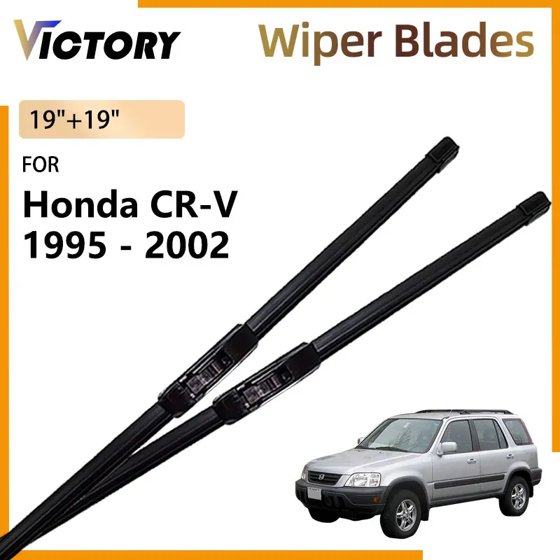 2x Car Front Wiper Blade For Honda CR-V CRV CR V RD1 1995 1996 1997 1998 1999 2000 2001 2002 Accessories Window Brushes 19