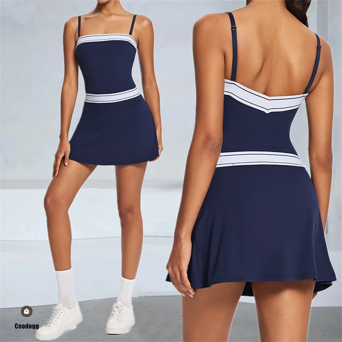 

Pad женский спортивный комбинезон, комплект для йоги, костюм для фитнеса, шорты, теннисные юбки, спортивный спортивный костюм, одежда для йоги, женская спортивная одежда для тренировок XP315