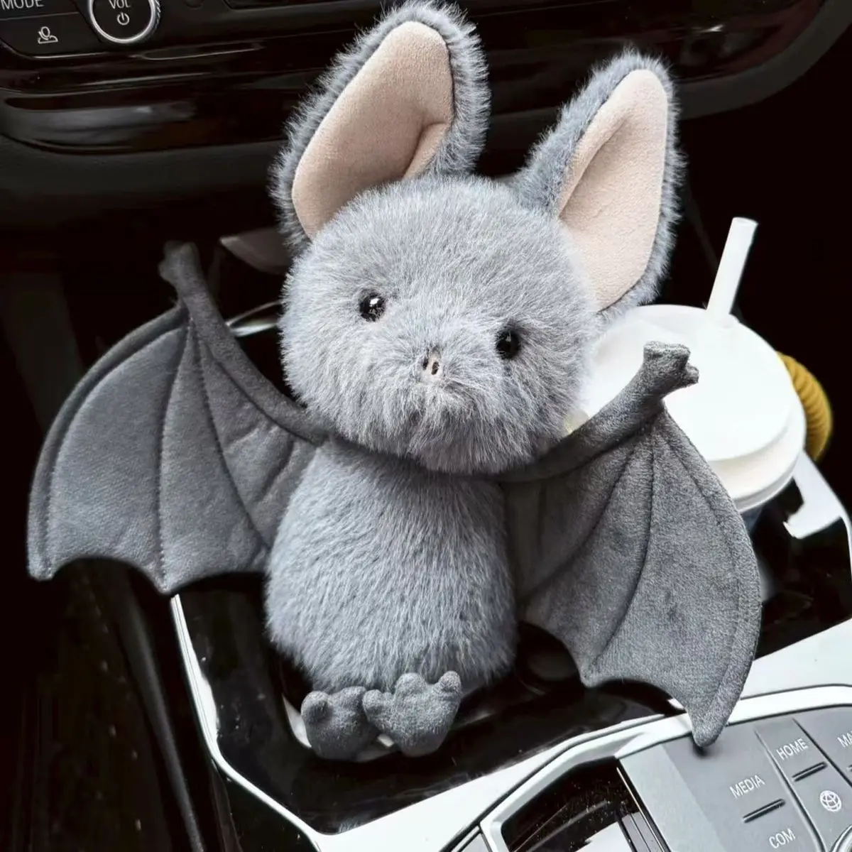 Cartoon Bat Pig Doll Funny Plush Toy Halloween Decorations Collection Limited Edition Plushies Stuffed Animal Bat Doll Gifts
