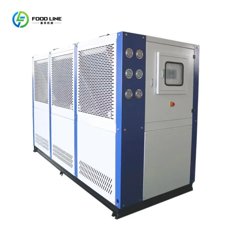 15Ton Air Cooled Glycol Chiller 10-30HP Motor Pump 208-460V for Brewing Cooling Commercial Custom