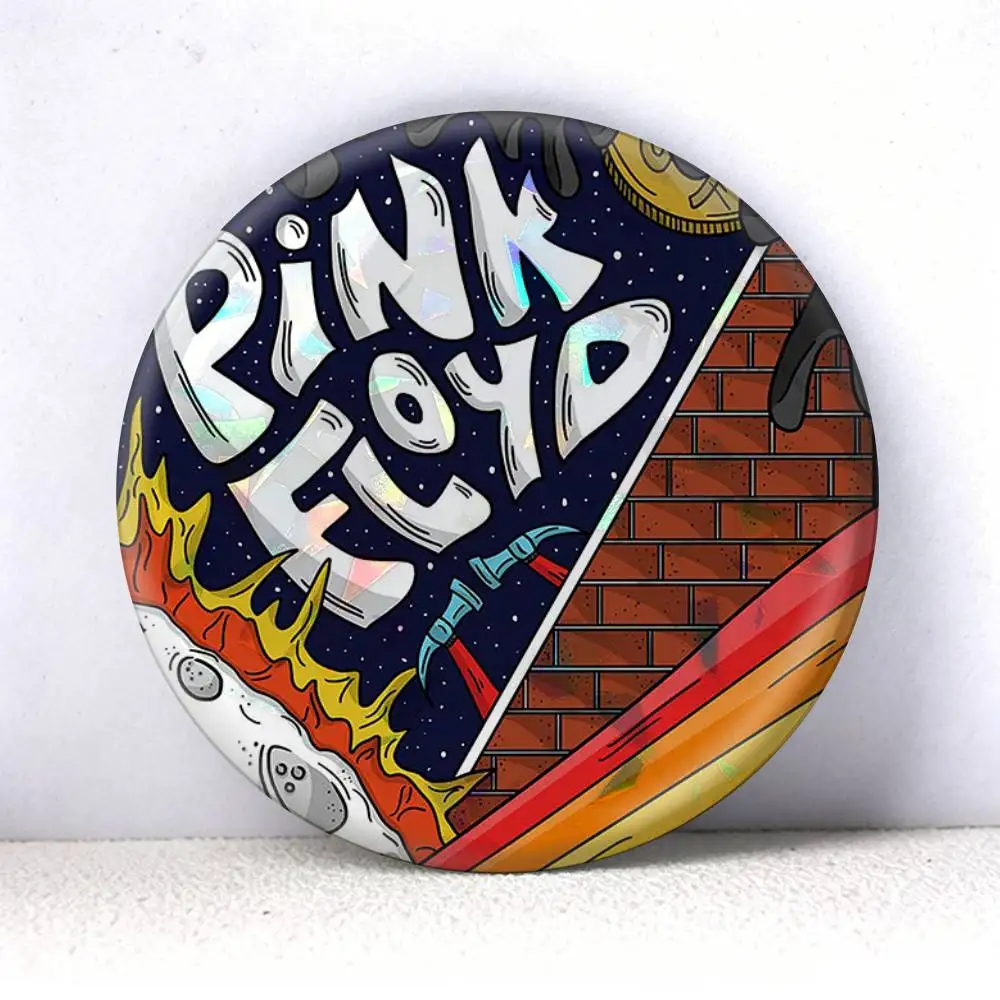 Pink Floyd Rock   75mm 44mm 25mm Brooch Backpack Hat Pins Accessories Toys Badge
