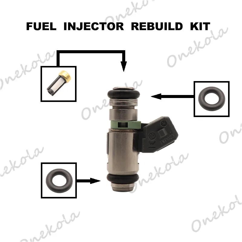 

Fuel Injector repair kit Orings Filters for IWP023 Fit VW Polo Vento FIAT PUNTO SEAT CORDOBA IWP-023