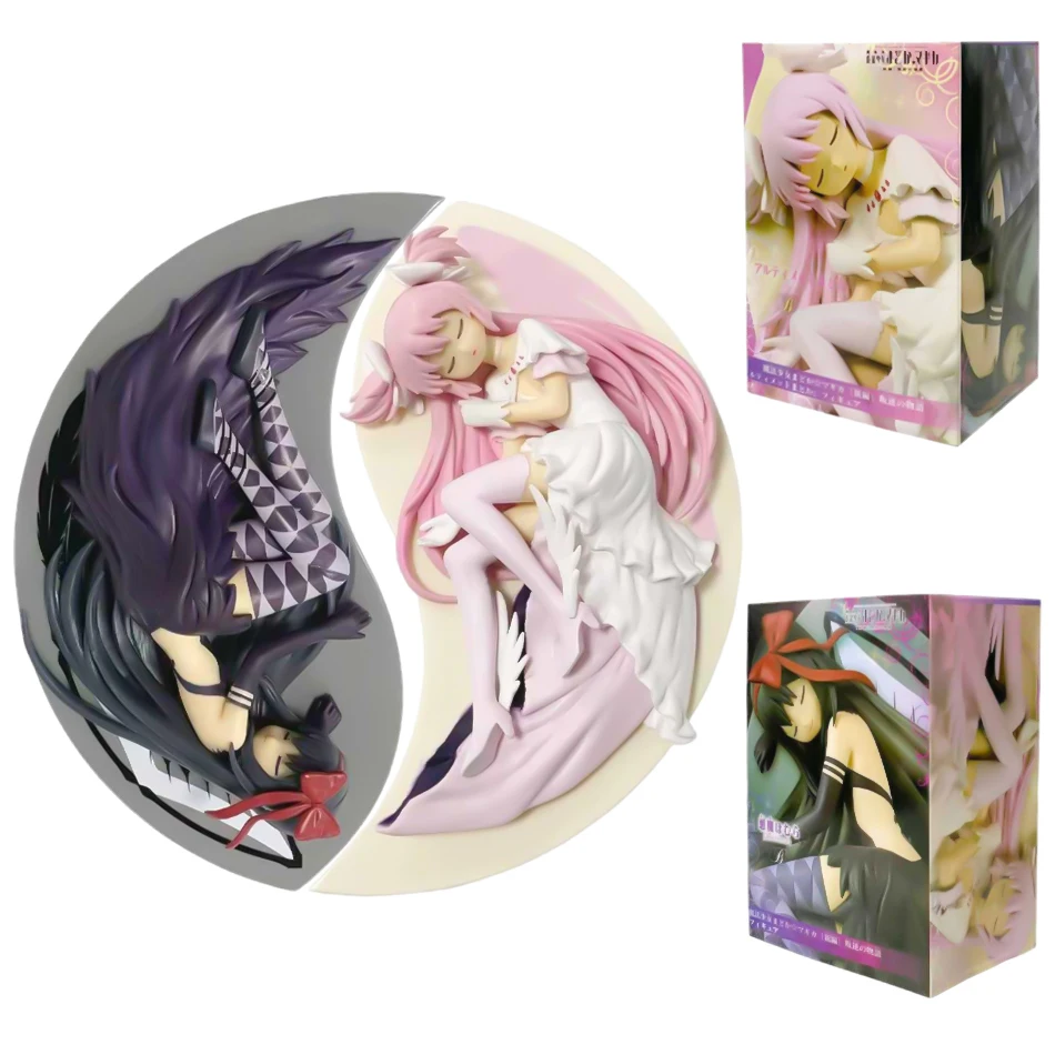 Figura de acción de Anime Banpresto Puella Magi Madoka Magica Kaname Madoka Akemi Homura, modelo de PVC, adorno, nuevo, en caja, regalo, en stock