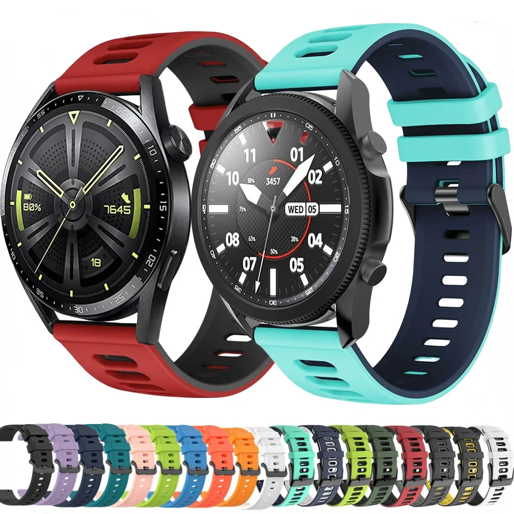 

New 20 22mm Silicone Strap for Huawei Watch GT3 GT 3 42 46mm Sport Wristband GT 2 GT2 Pro Replacement Bracelet Belt Accessories