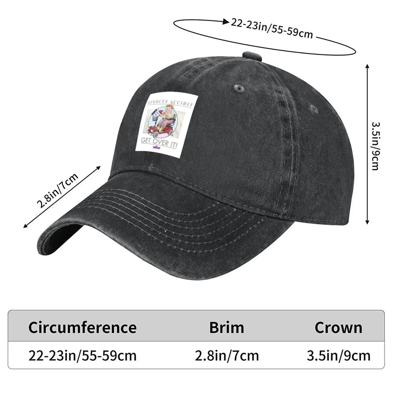 New Grandad, between a crock and a hard place. Baseball Cap sailor cap for men Visor tea Hat Golf Wear Men Women's