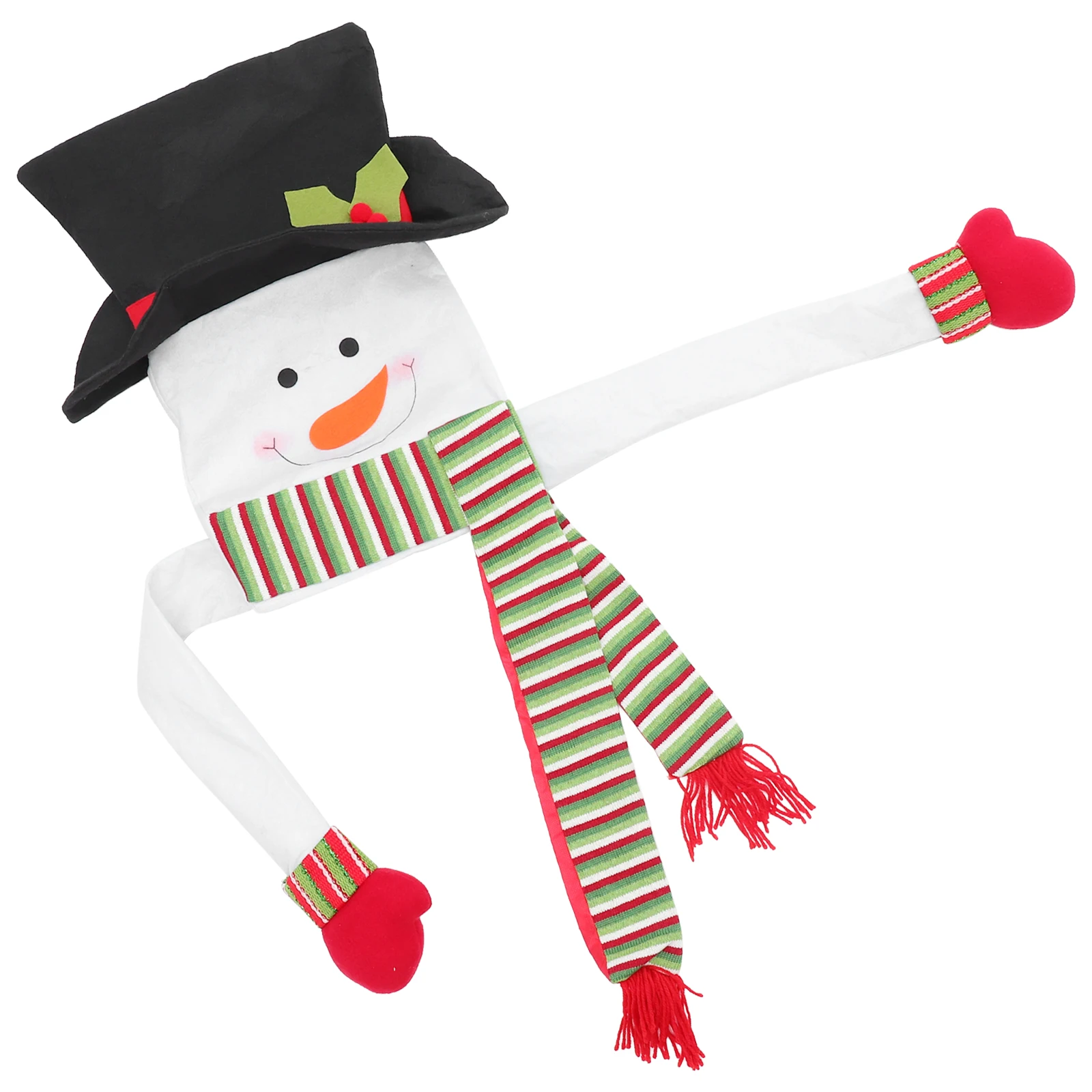 

1pc Oversized Snowman Hugger Xmas Toppers Cloth Ornament Adorable Adorable Xmas Decorations Christmas Party DIY