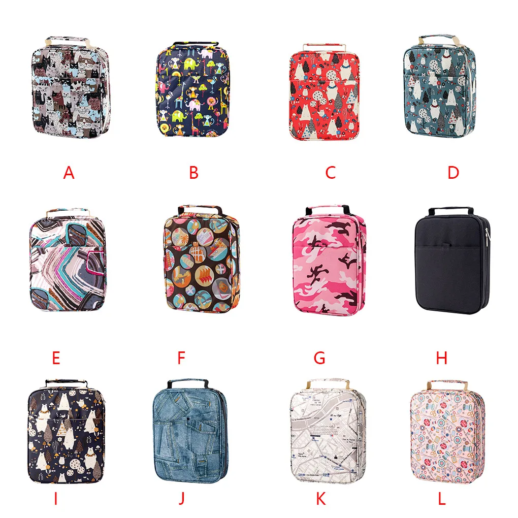 150 فتحة حقيبة أقلام رصاص ملونة سعة كبيرة حامل قلم سستة إغلاق الحقيبة الثابتة متعددة الطبقات ، النوع 1 #5