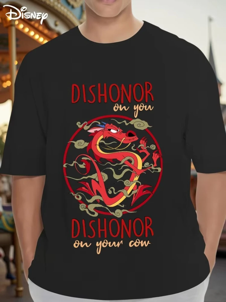 

Оригинальная футболка Disney Muxulong 2026, новинка Disney Muxulong, женская модная свободная спортивная футболка больших размеров с короткими рукавами