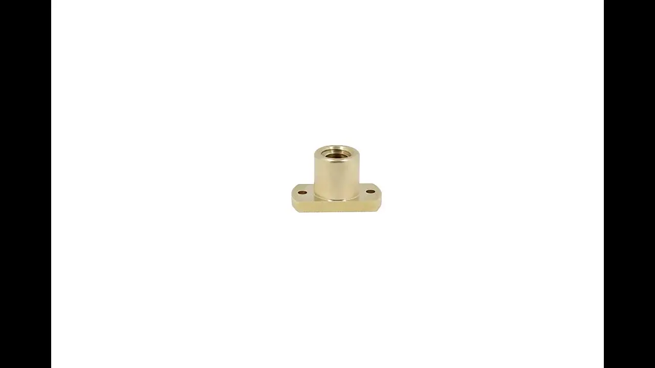 Trapezgewindemuttern T12-T40 Rundflansch Links/rechts – 45# Stahl