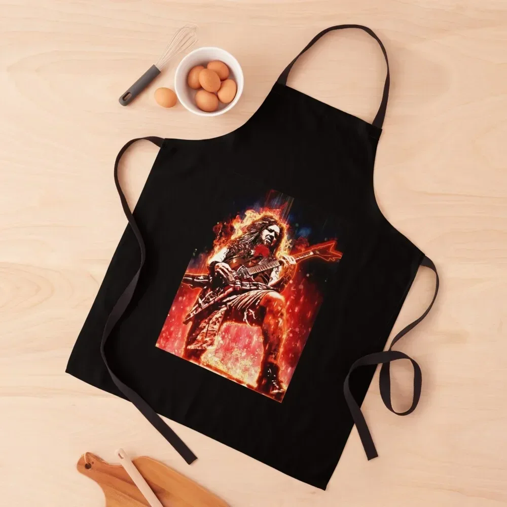 Darrell Guitar Legends Apron women's work For Women Kitchen Chef Apron