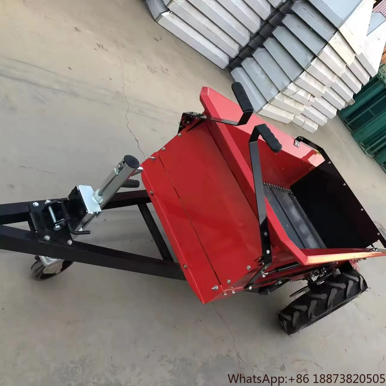 Agriculture tractor trailed small manure spreader for sale