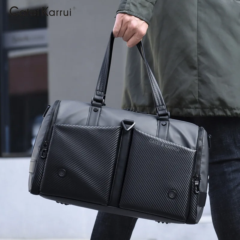 Men's Handbag Travels Capacity Long And Short Distance Trip Business Shoulder Luggage Functional Men Bag Duffle Duffel Bag