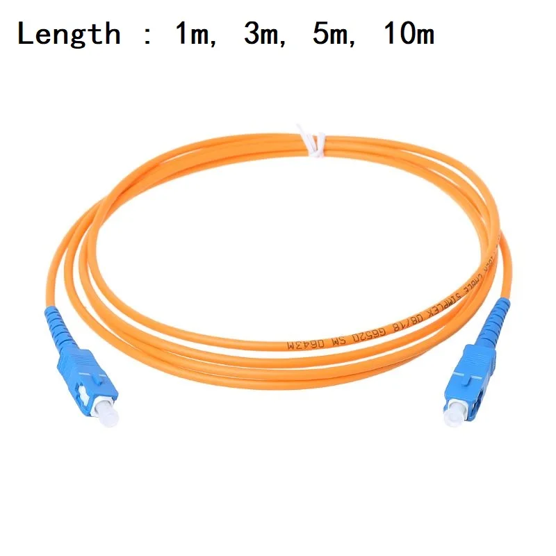 UPC-SC UPC-SM 3mm Fiber Jumper Kabel Einzigen Modus Verlängerung Patchkabel Drop verschiffen