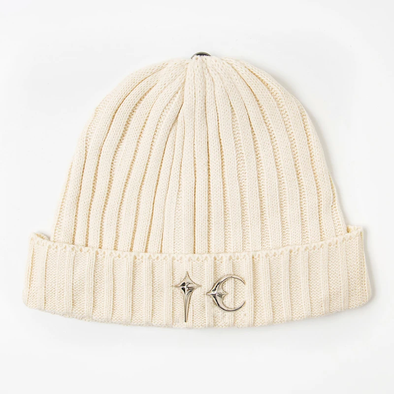 النمط الياباني موضة خلع الملابس نادي الرجال النساء 2025 الشتاء العملي محبوك الصوف البلغ نادي قبعة الأسهم