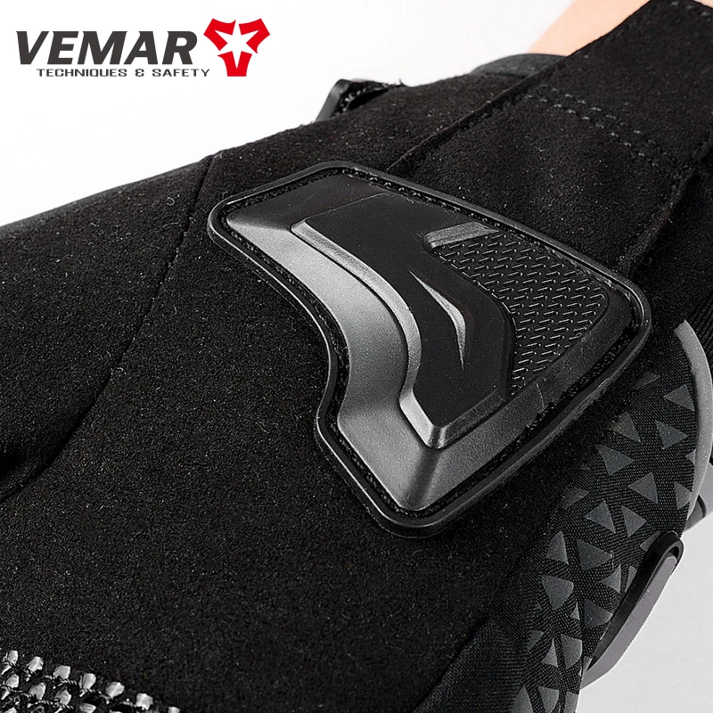Autumn Winter Motorcycle Riding Gloves for Women Men Warm Fall-proof Windproof Moto Glove Colorful Reflective Touchscreen Gloves 4