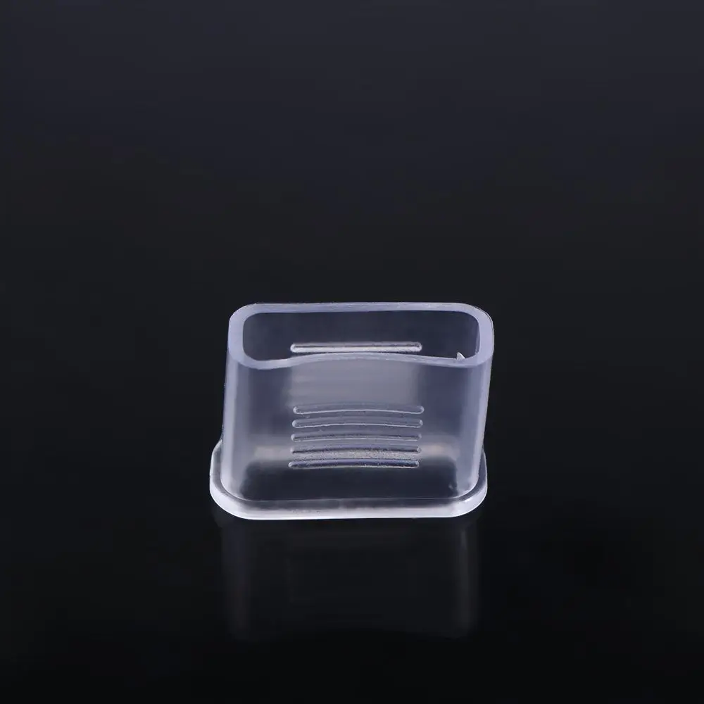 10pcs Referee Whistle Cover Transparent Whistle Cushioned Mouth Grip Soccer Referee Whistle Protective Accessories