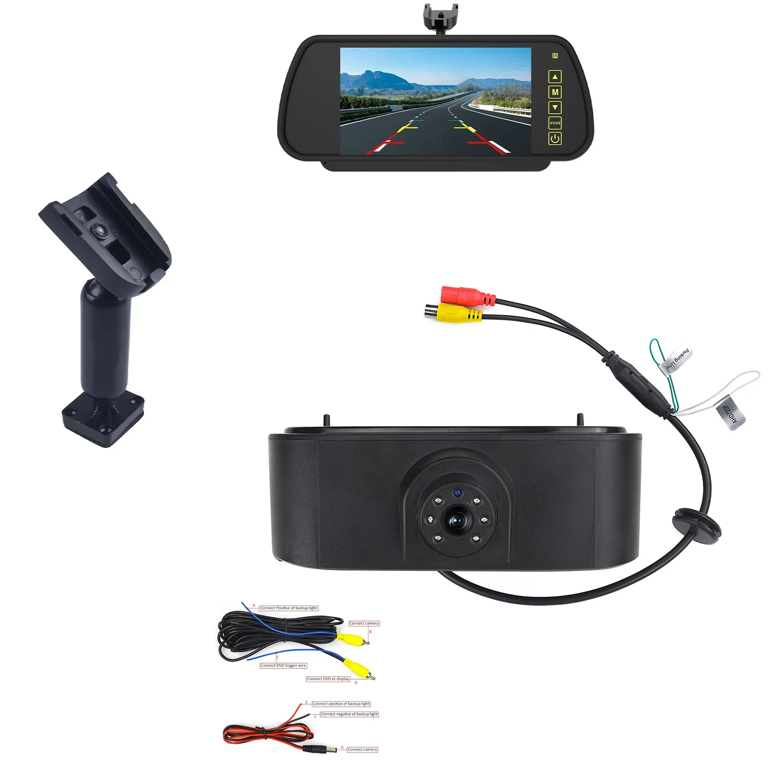 

3RD HD car Brake Light Rear view camera For Nissan NV200 for Chevrolet City Express Van brake camera Modification kit