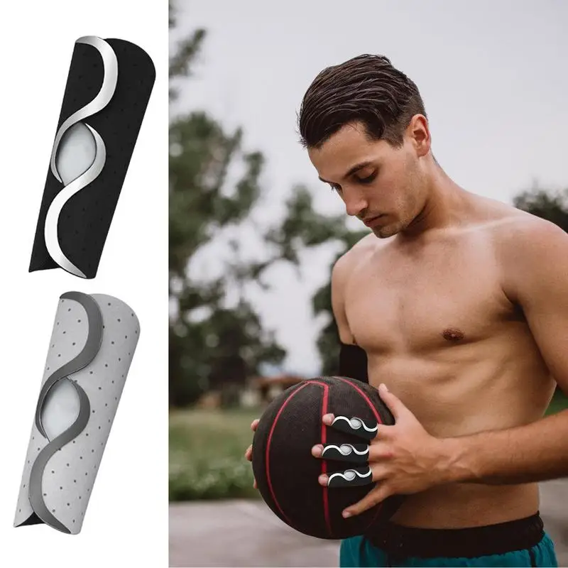 Respirável Elastic Basketball Finger Protector, Finger Brace, Joint Support, ajustável Sports Compression Sleeve, Thumb Sleeve, 2pcs