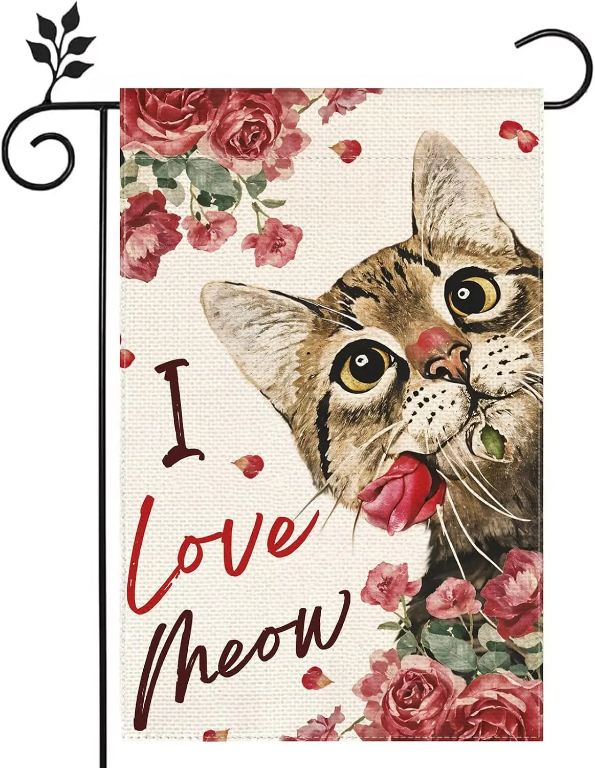Cat Rose Red Love H… - image
