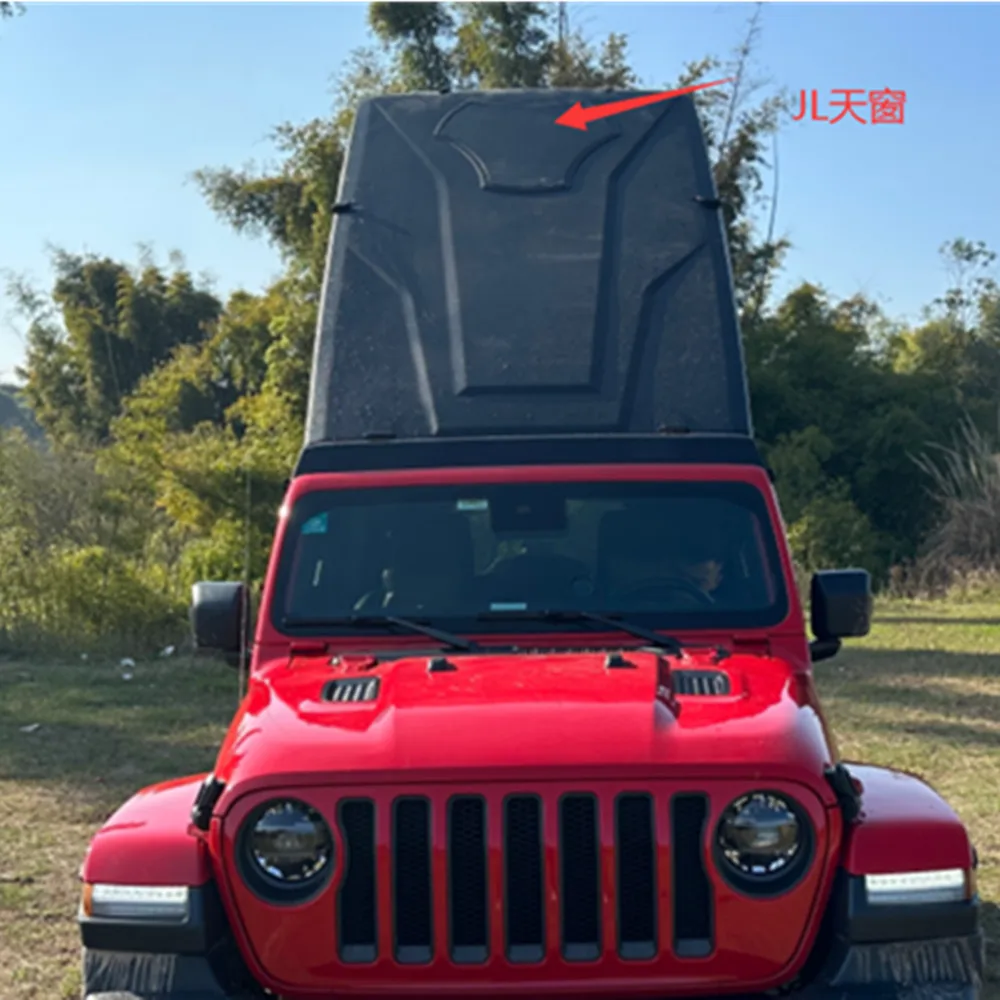 Updated Roof Tent With Openable Side Window And Hard Top For Jeep For Wrangler JK JL 2007+ JL2020
