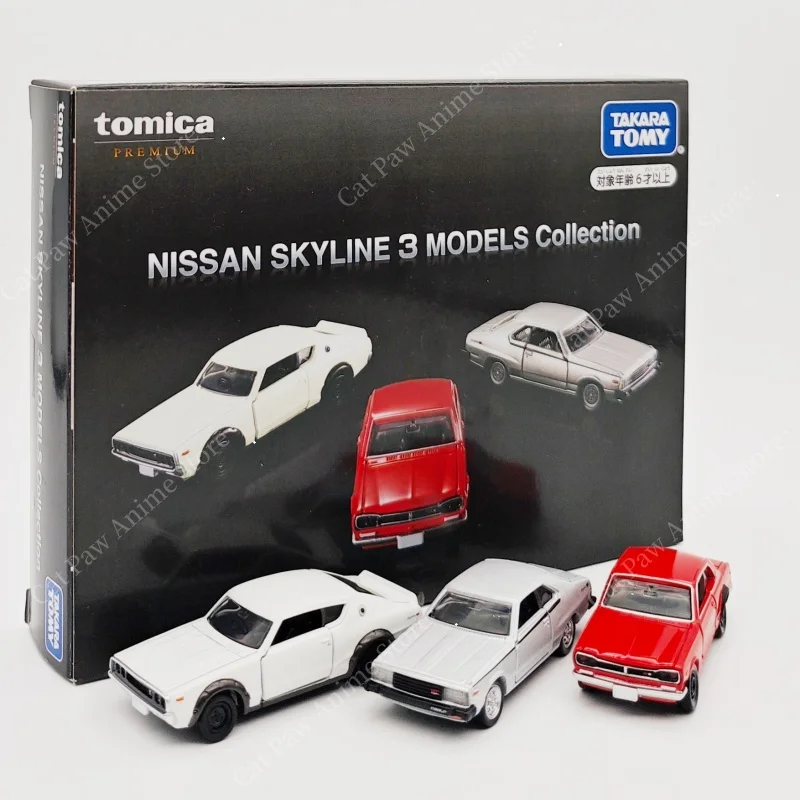 

Takara Tomy TOMICA Premium Nissan Skyline 3, коллекция моделей из сплава, литая под давлением модель автомобиля, набор игрушек для мальчиков, коллекционная