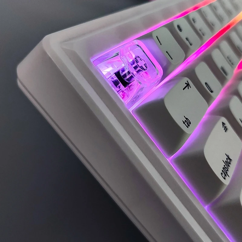 F3KE 1U Transparent XDA Keycaps for Gamng Mechanical Keyboard  1U 1.4mm Thickness Enhances Your Typing Experiences 8-1000PCS