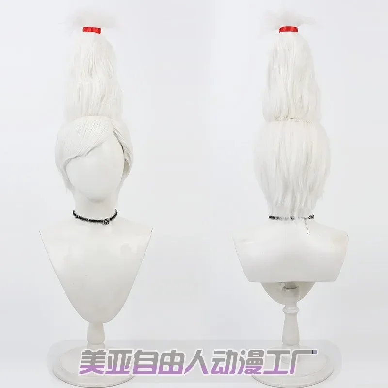 High Quality Anime Dandadan Seiko Ayase Cosplay Wig White Hair +Free Cap Halloween Party for Women Prop Accessory