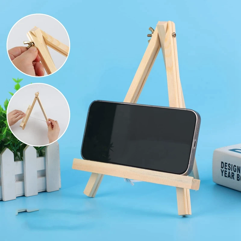 10 PCS Tabletop Easels Tripod 9 Inch, Painting Party Easel, Kids Student Tabletop Easels For Painting