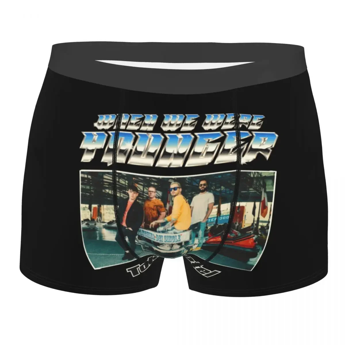 Custom Male When We Were Younger Original Aesthetic Tokio Hotel Rock Band Underwear Boxer Briefs Soft Shorts Panties Underpants