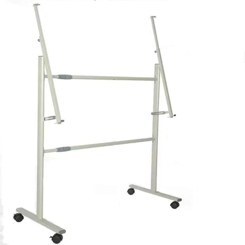 

High-quality mobile 360-degree rotating height and width adjustable mobile whiteboard rack with flexible wheels