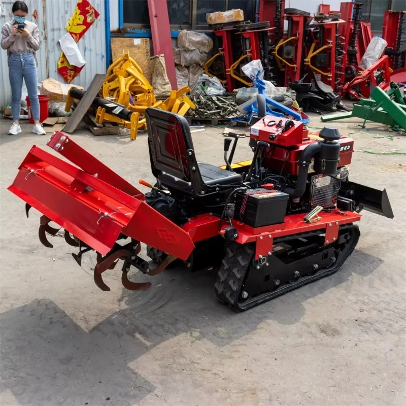 Powerful Petrol Mini Power Tiller Rotary Cultivator Reinforced Gearbox Farm Vegetable Greenhouse Tilling Machine