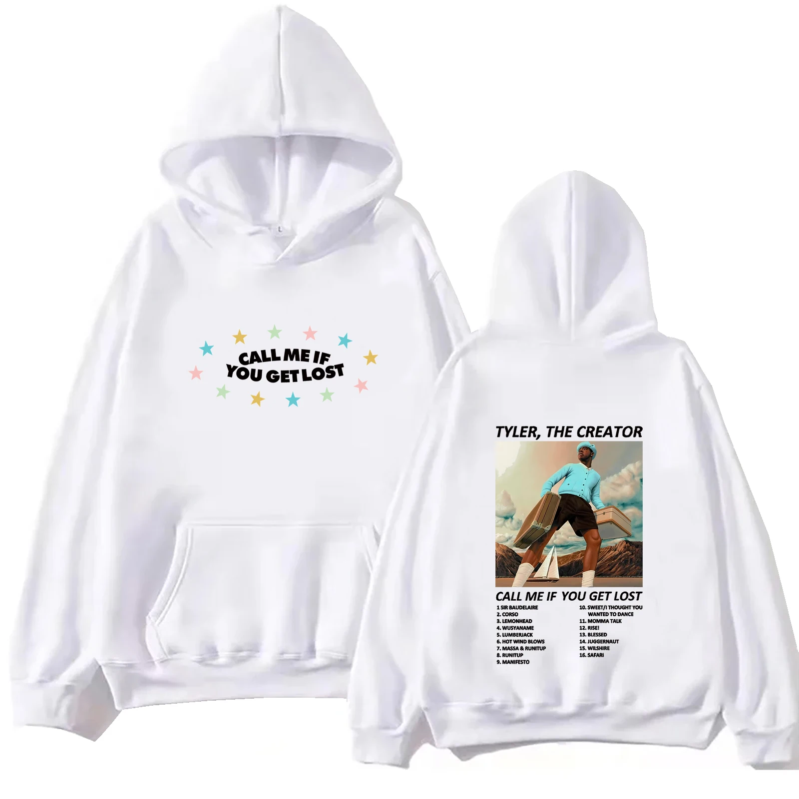 Tyler, der Schöpfer ruft mich an, wenn Sie sich verlieren 2024 Hoodie Frühling und Sommer Langarm lässig Sweatshirt Unisex Musikfans Geschenk