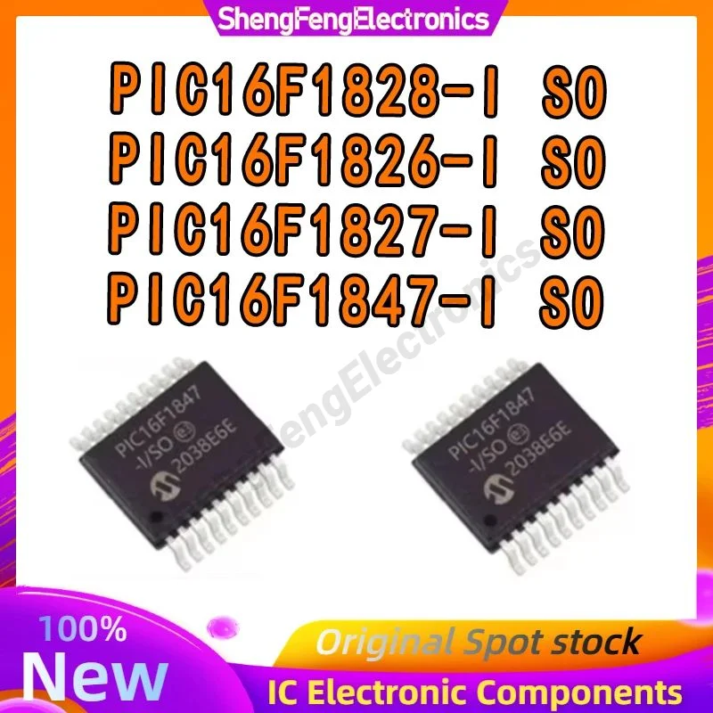 PIC16F1826-I/SO PIC16F1827 PIC16F1828 PIC16F1847 PIC16F1826 PIC16F18 PIC16F PIC16 PIC IC MCU Chip SOP-18  IC Chip MCU in stock