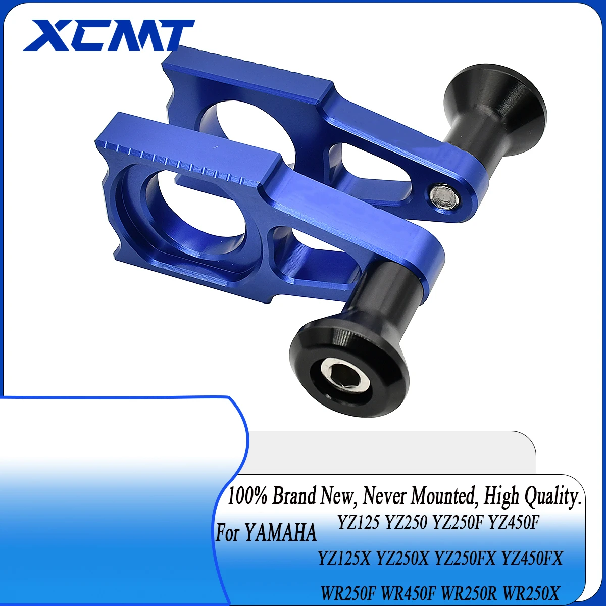 

Motorcycle CNC Rear Adjuster Block Chain For Yamaha YZ125 YZ250 YZ250F YZ450F YZ125X YZ250X YZ250FX YZ450FX WR250F WR450F YZ WR