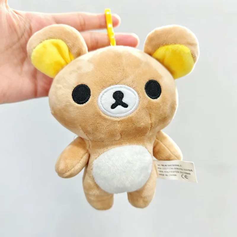 

14Cm Rilakkuma Plush Keychain Cute Brown Bear Plush Doll Backpack Charm Ornament Accessories Anime Peripherals Friend Gift Toy