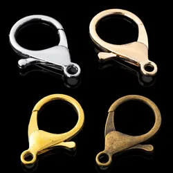 10pcs 24X34mm Large Lobster Claw Clasps Necklace Fastener Hook Connector for DIY Keychain Jewelry Craft Luggage Making Accessory